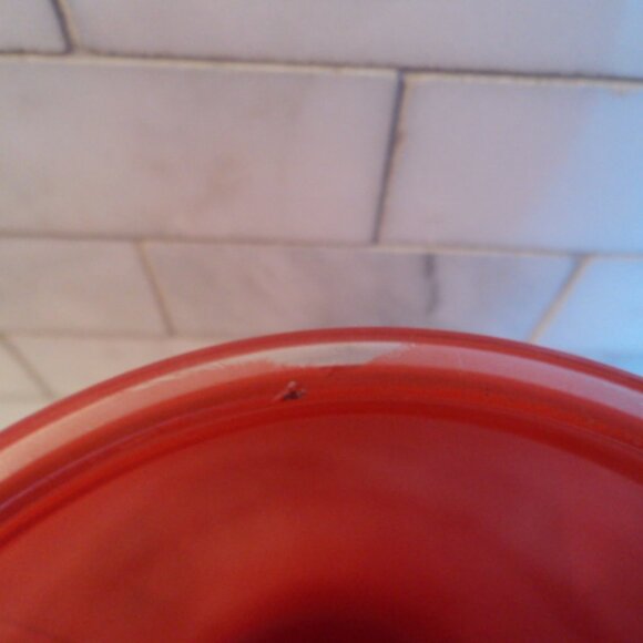 Bartlett collins cookie jar vintage~red~ 10" tall - Picture 10 of 10